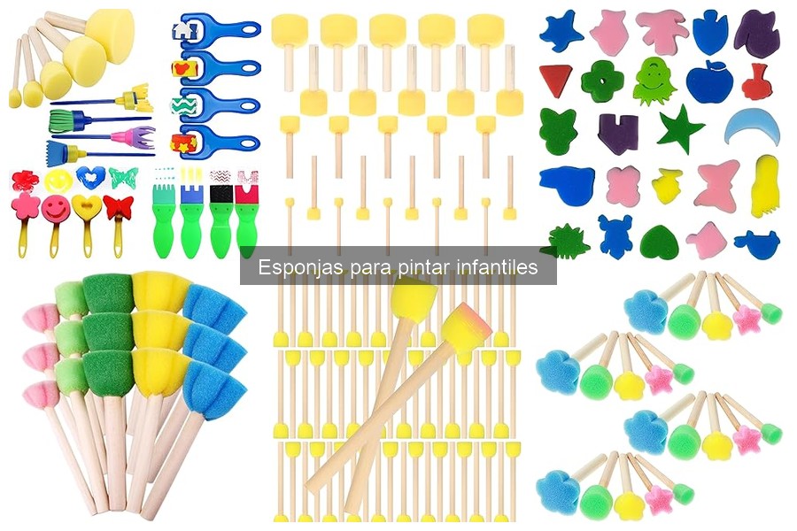 Cuidados y Mantenimiento de Esponjas para Pintar Infantiles