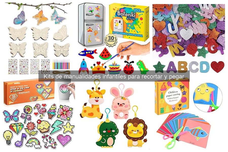 Descubre los kits de manualidades infantiles para recortar y pegar