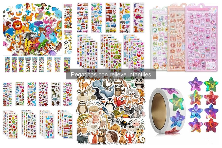 Descubre qué son las pegatinas con relieve infantiles