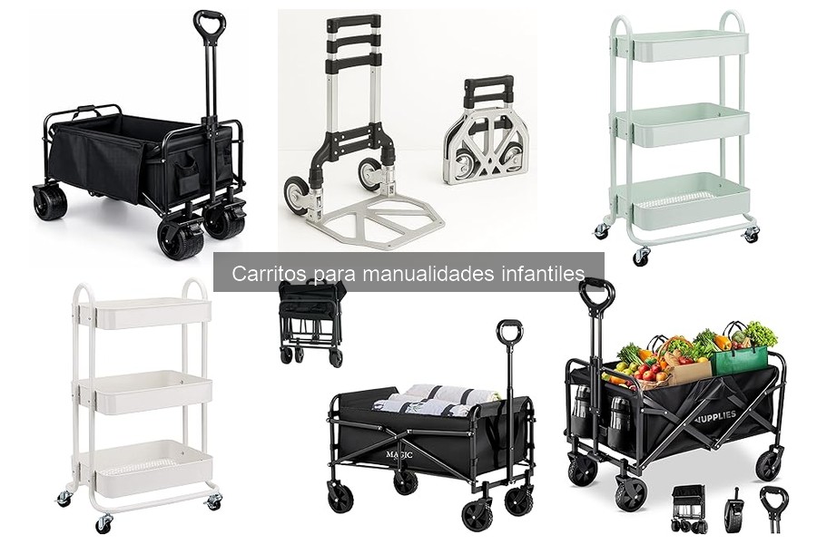 Descubre qué son los carritos para manualidades infantiles