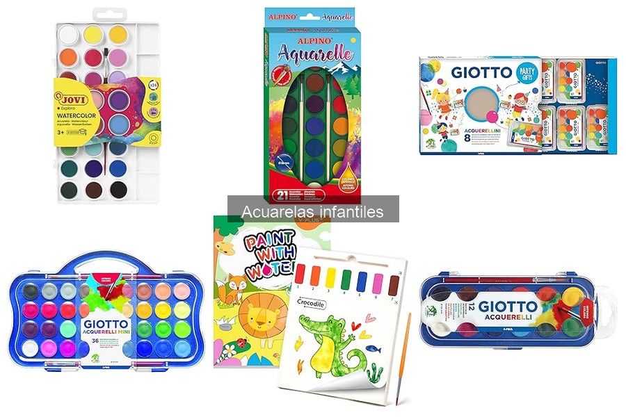 Dónde comprar acuarelas infantiles baratas y de calidad
