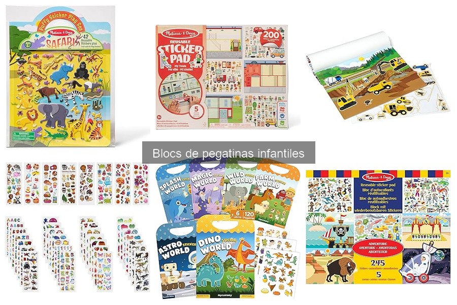 Dónde Comprar Blocs de Pegatinas Infantiles a Buen Precio