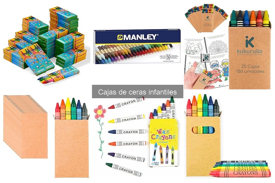 Dónde comprar cajas de ceras infantiles: ofertas y tiendas