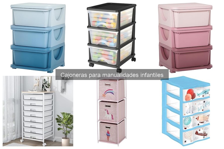 Dónde comprar cajoneras para manualidades infantiles