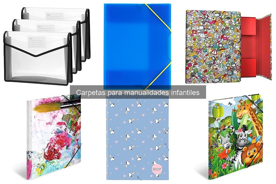 Dónde comprar carpetas para manualidades infantiles
