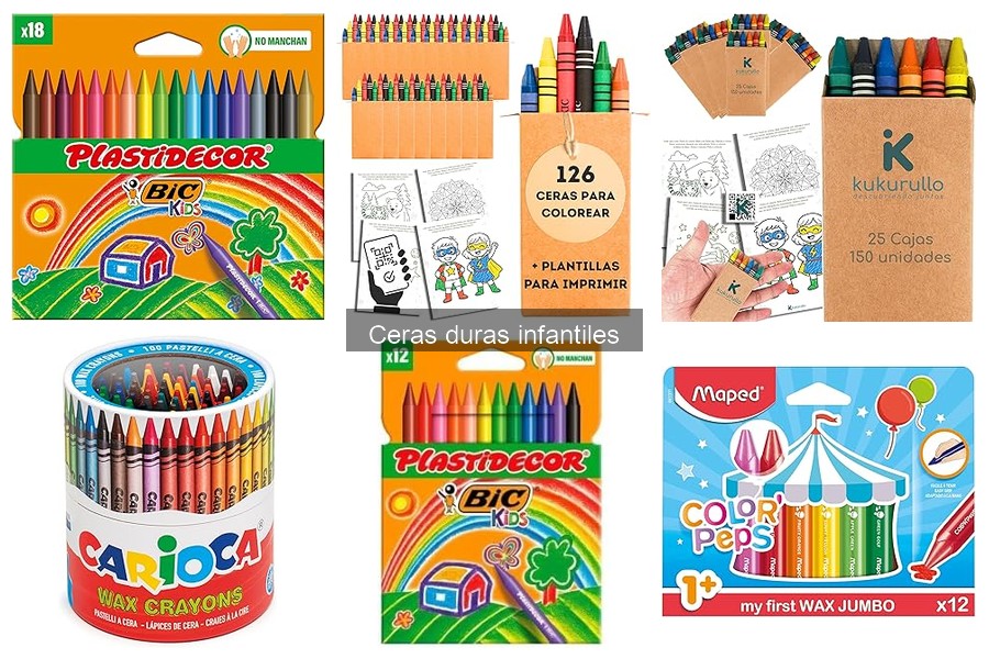 Dónde comprar ceras duras infantiles: mejores opciones y precios