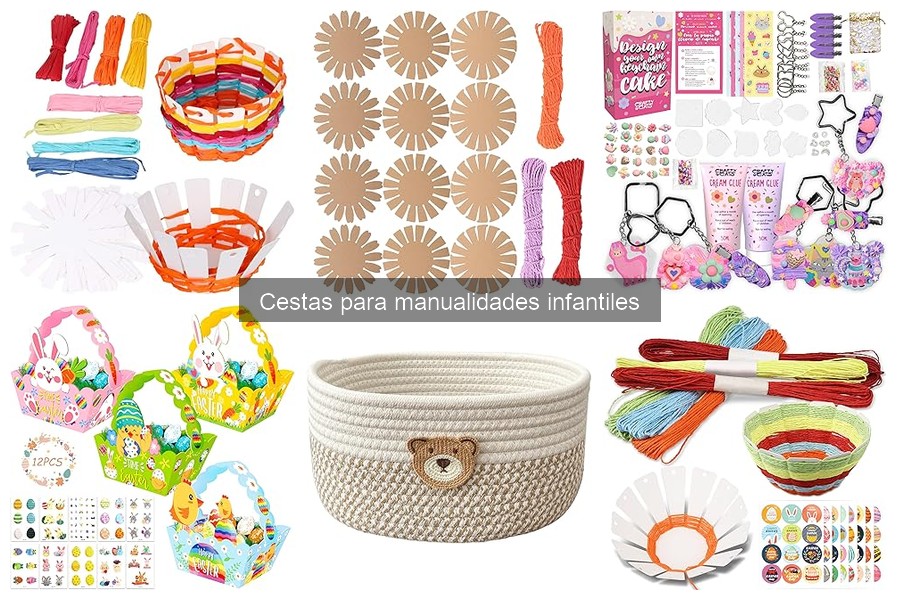Dónde comprar cestas para manualidades infantiles: Tiendas y ofertas
