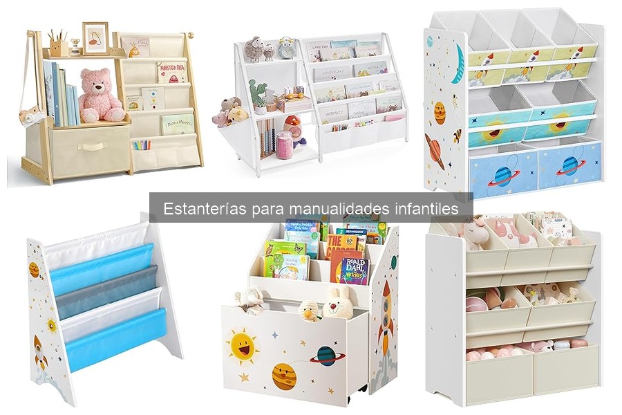 Dónde comprar estanterías para manualidades infantiles