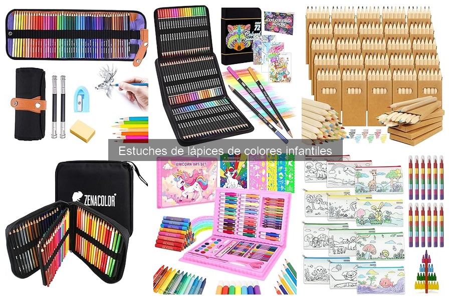 Dónde comprar estuches de lápices de colores infantiles