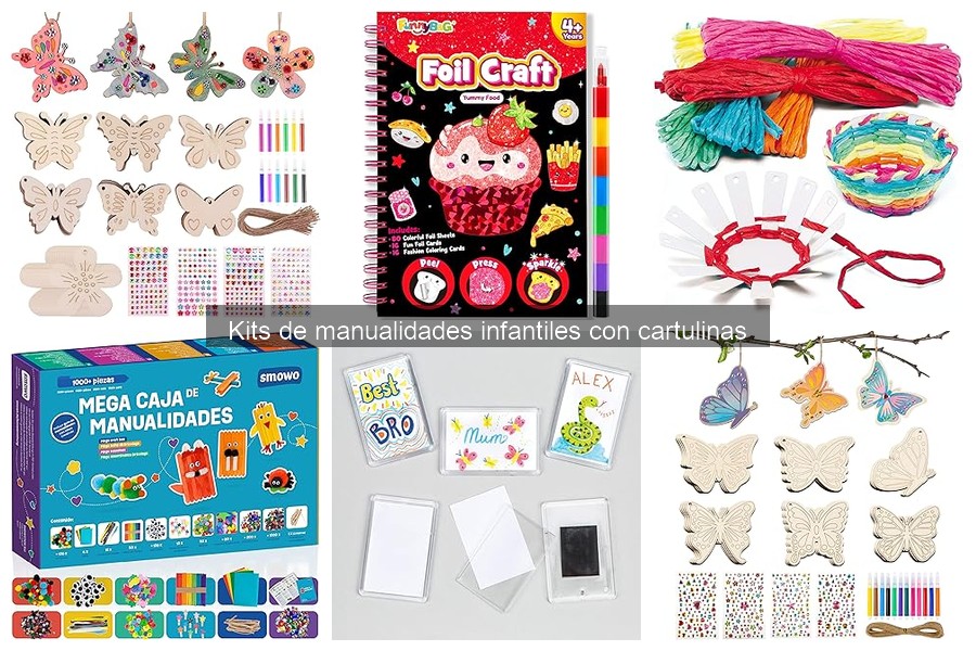 Dónde comprar kits de manualidades infantiles con cartulinas