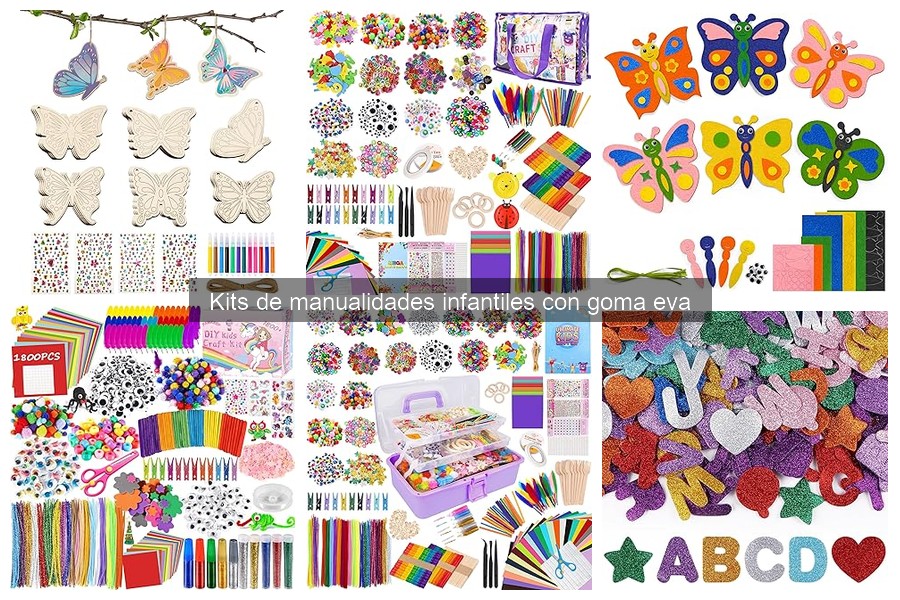 Dónde comprar kits de manualidades infantiles con goma eva