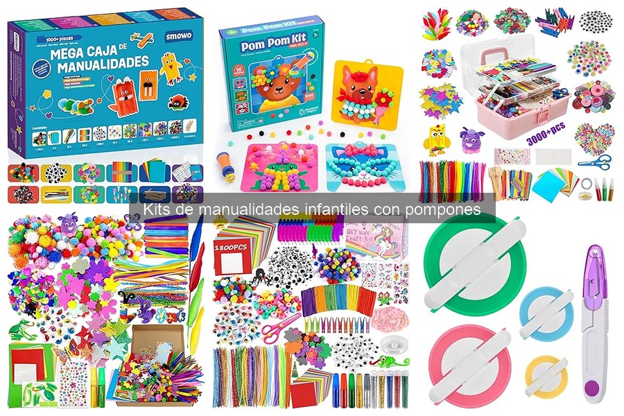 Dónde comprar kits de manualidades infantiles con pompones