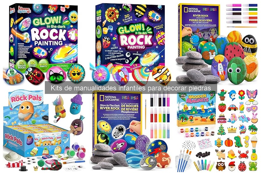 Dónde comprar kits de manualidades infantiles para decorar piedras