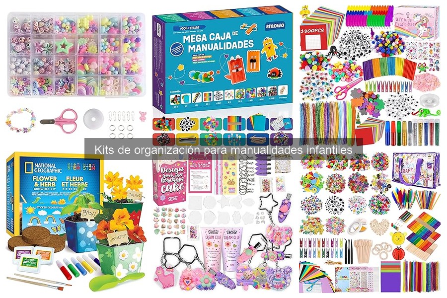 Dónde comprar kits de organización para manualidades infantiles