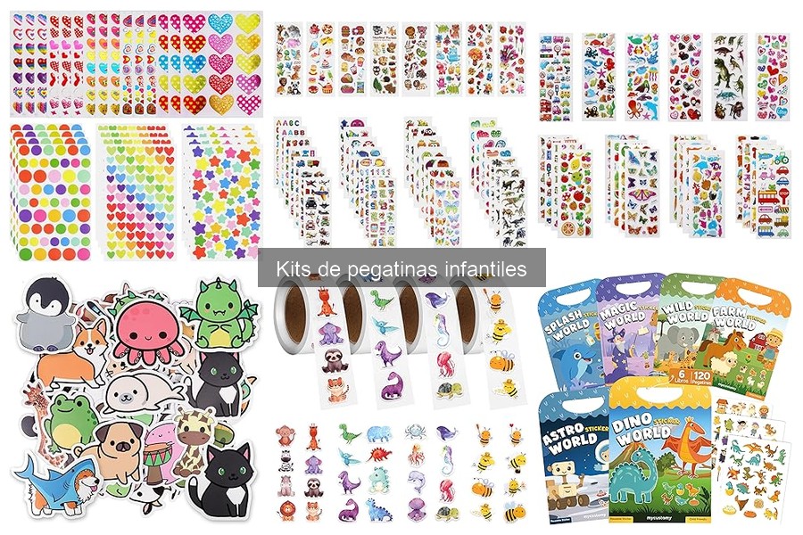 Dónde comprar kits de pegatinas infantiles a buen precio