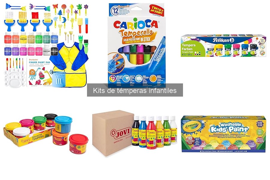 Dónde comprar kits de témperas infantiles: mejores tiendas online