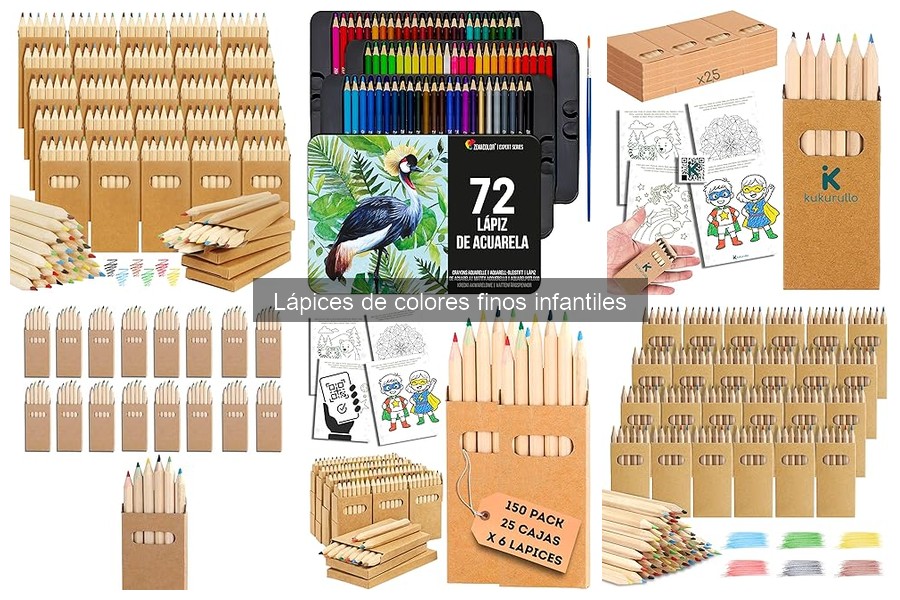 Dónde comprar lápices de colores finos infantiles a buen precio