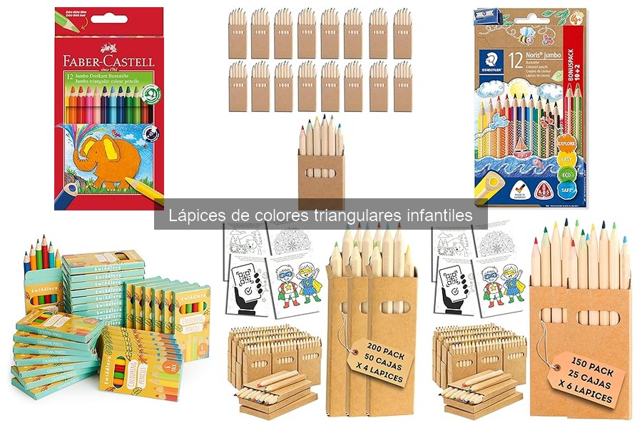Dónde Comprar Lápices de Colores Triangulares Infantiles Online