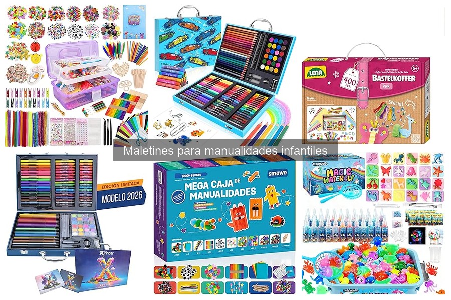 Dónde comprar maletines para manualidades infantiles