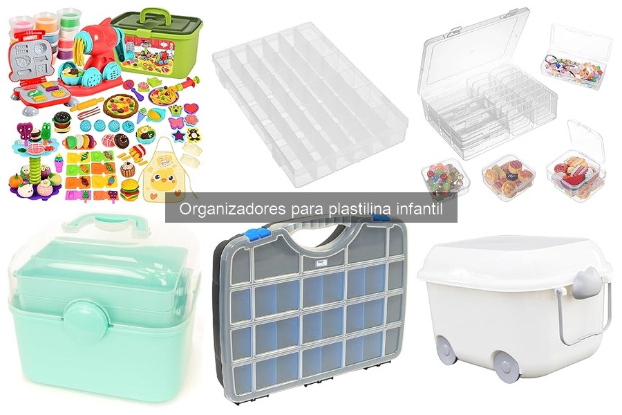 Dónde comprar organizadores para plastilina infantil