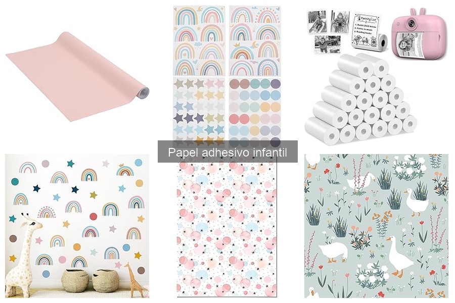 Dónde comprar papel adhesivo infantil: ¡Mejores opciones!