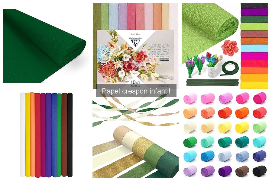 Dónde comprar papel crespón infantil: opciones y recomendaciones