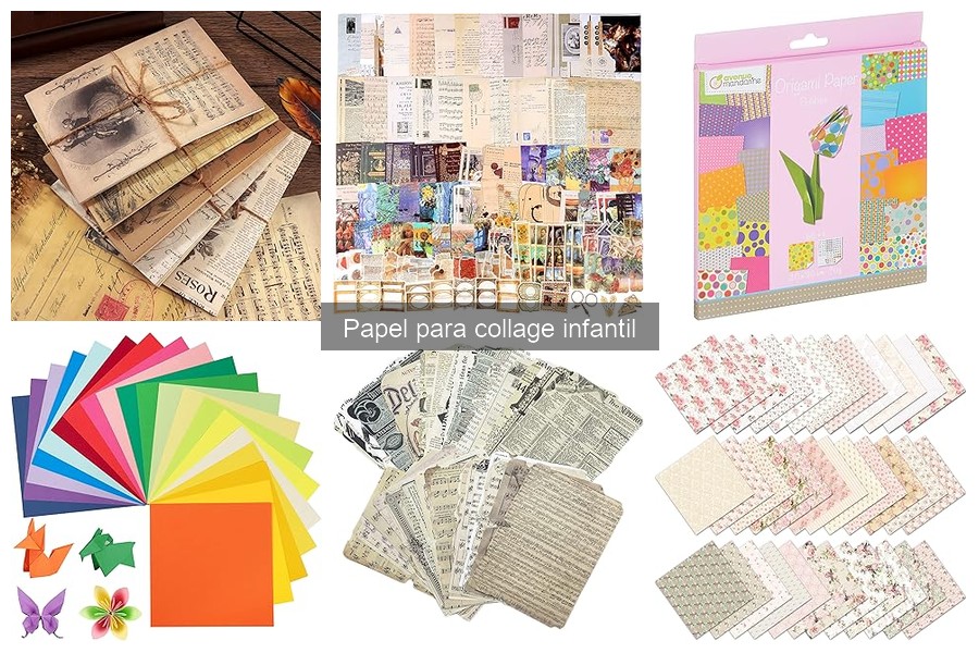 Dónde comprar papel para collage infantil en línea