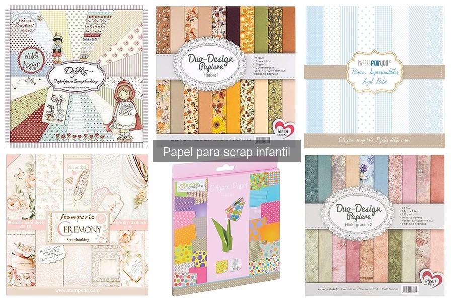 Dónde comprar papel para scrap infantil: opciones y consejos