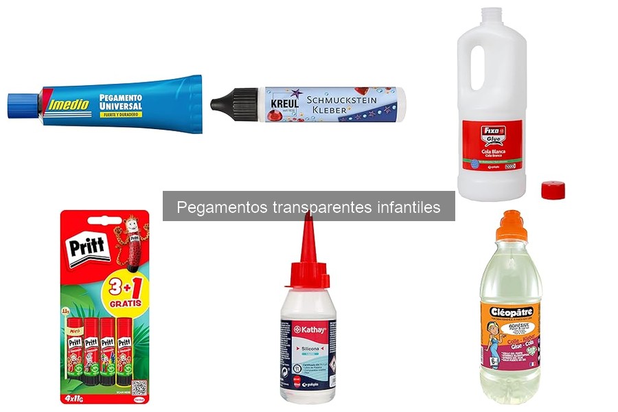 ¿Dónde comprar pegamento transparente infantil a buen precio?