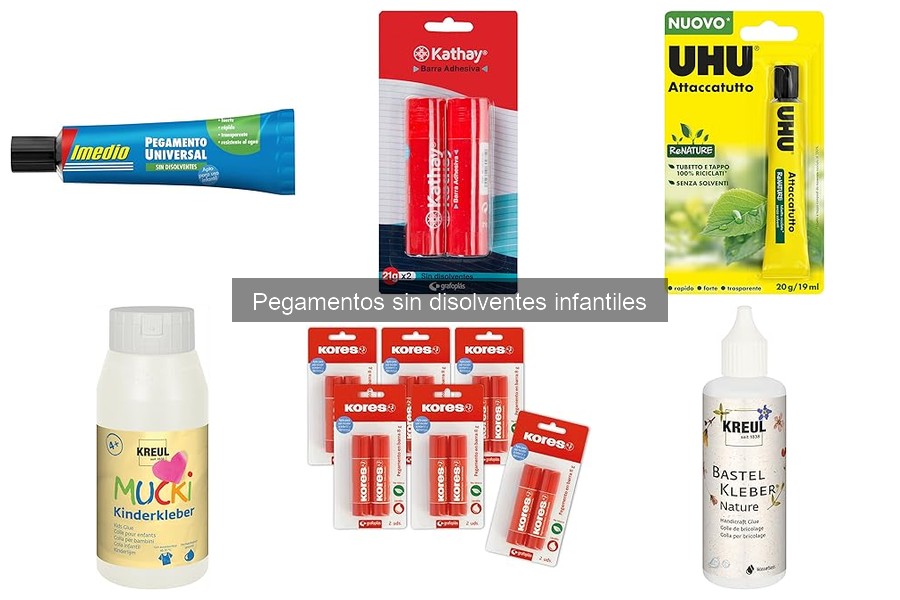 Dónde Comprar Pegamentos Sin Disolventes para Manualidades Infantiles
