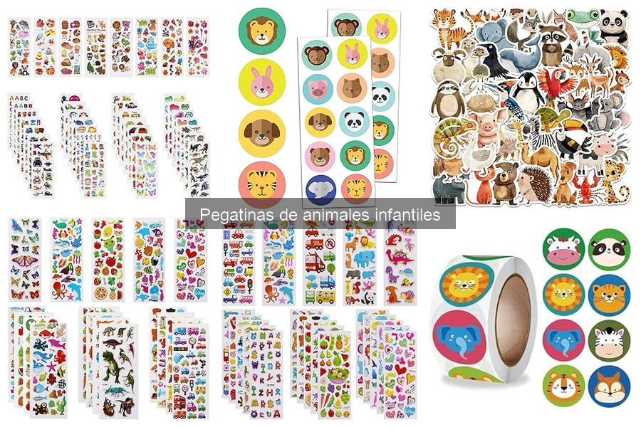 Dónde comprar pegatinas de animales infantiles fácilmente