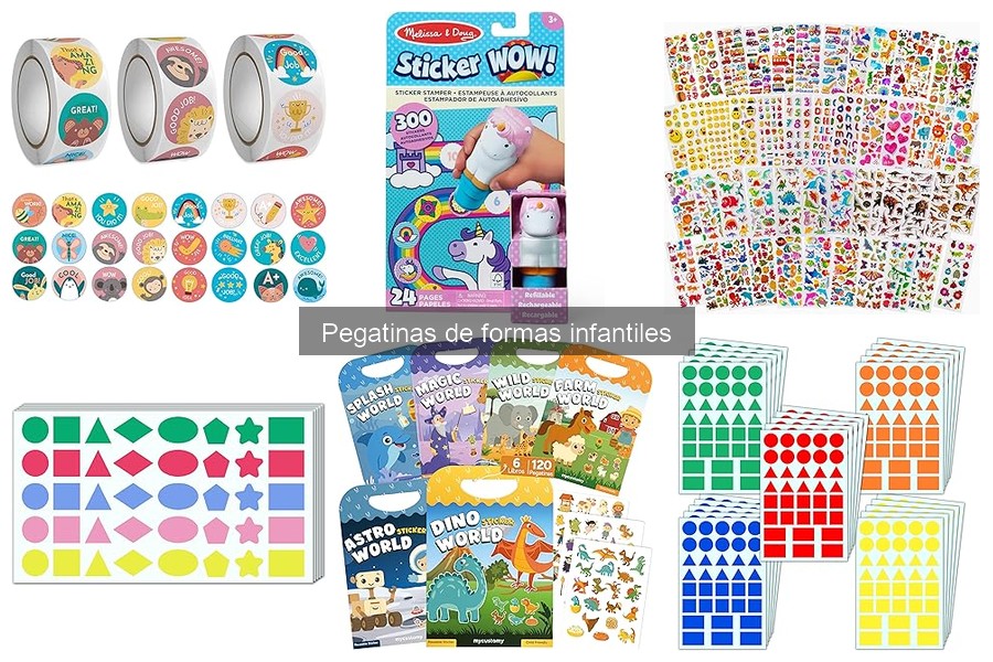 Dónde comprar pegatinas de formas infantiles a buen precio
