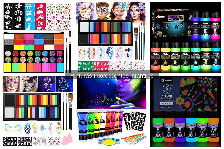 Dónde comprar pinturas fluorescentes infantiles al mejor precio