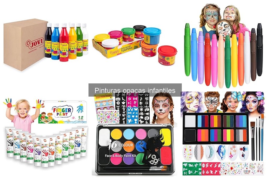 Dónde comprar pinturas opacas infantiles al mejor precio