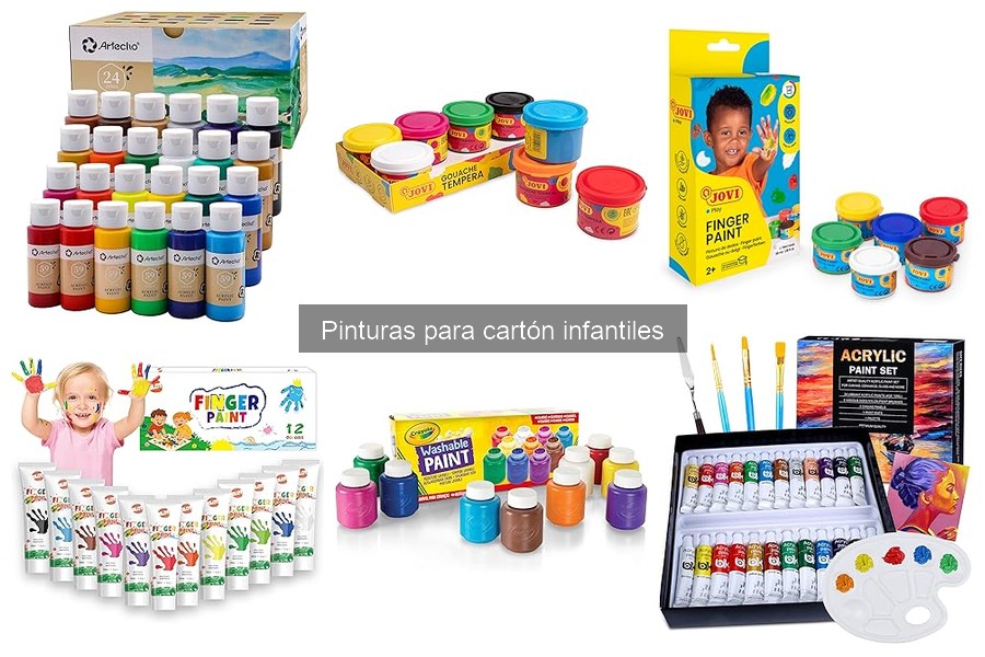 Dónde comprar pinturas para cartón infantiles al mejor precio