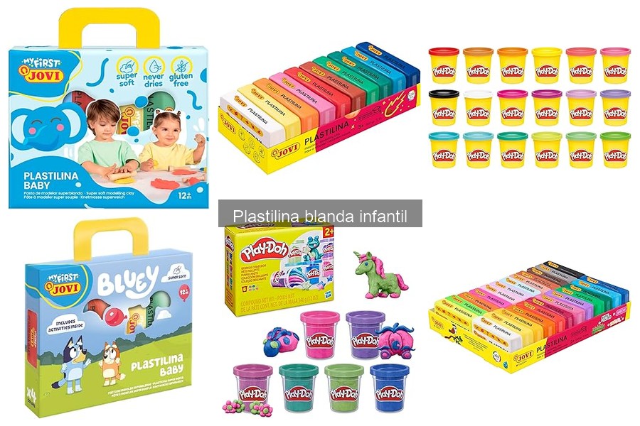 ¿Dónde comprar plastilina blanda infantil? Precios y Ofertas