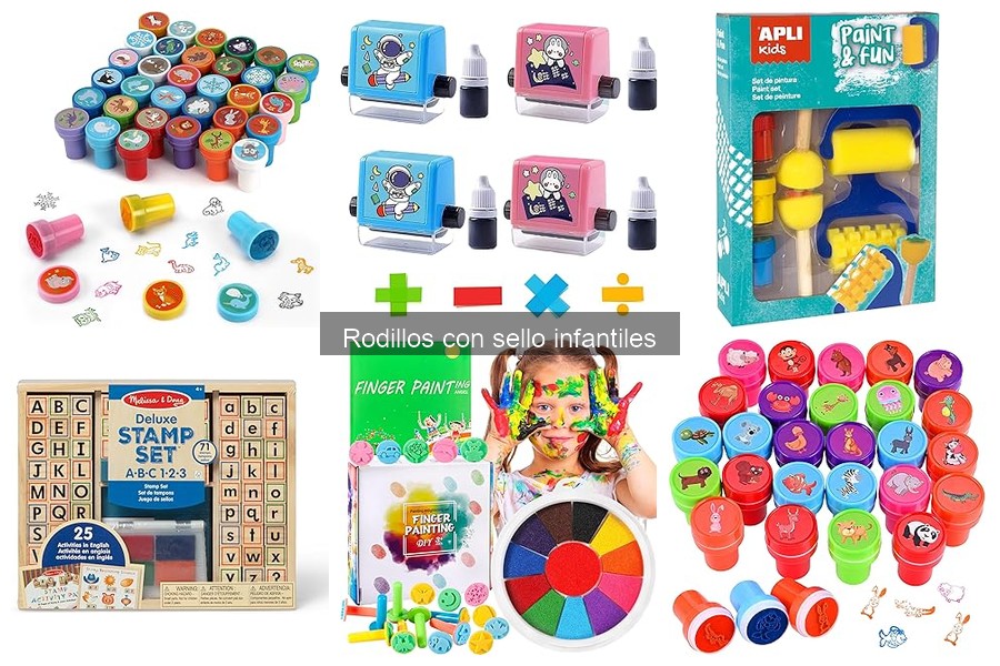 Dónde comprar rodillos con sello infantiles a buen precio
