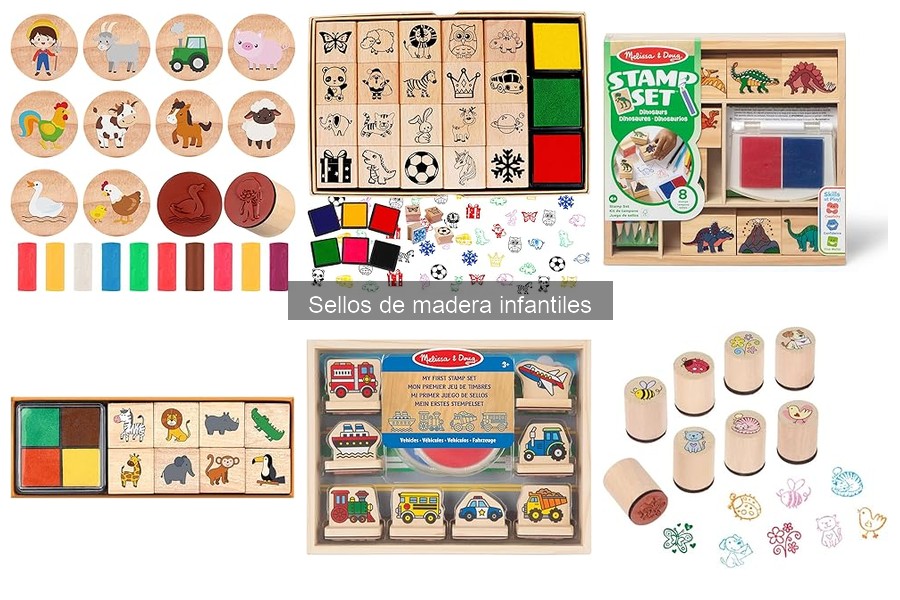 Dónde comprar sellos de madera infantiles: mejores tiendas