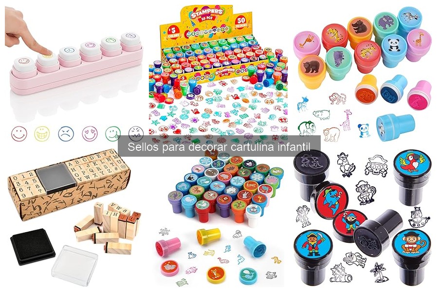 Dónde comprar sellos para decorar cartulina infantil