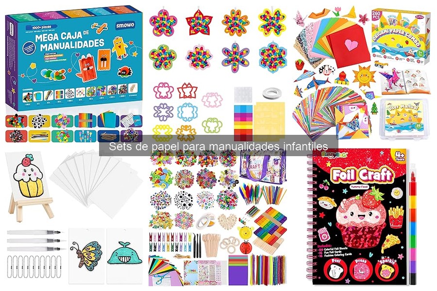 Dónde comprar sets de papel para manualidades infantiles