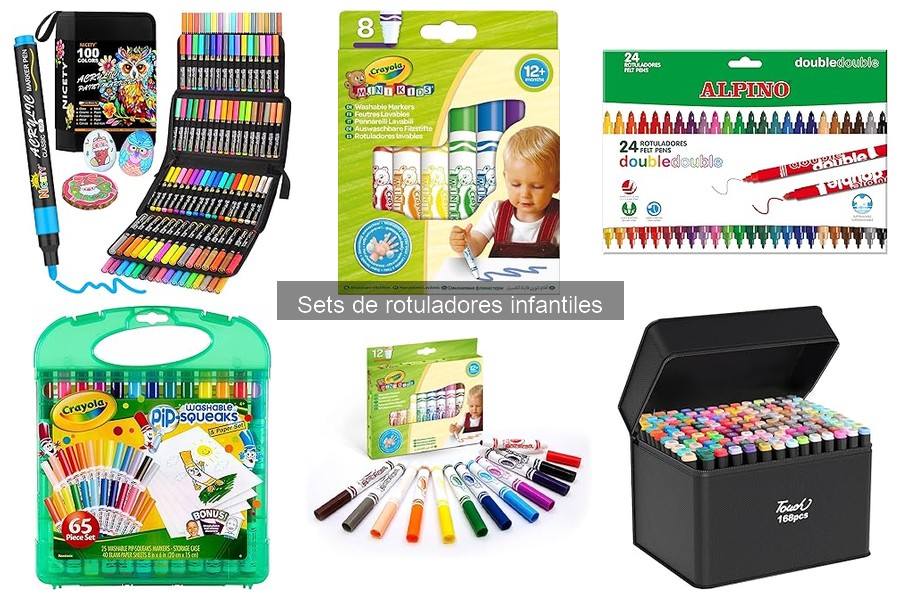 Dónde comprar sets de rotuladores infantiles a buen precio