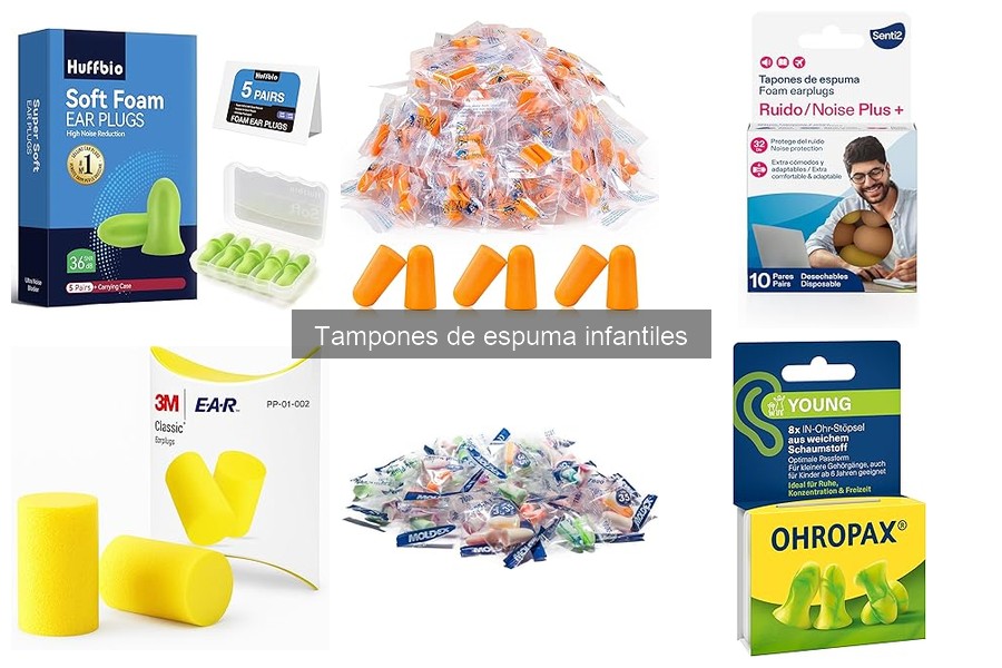 Dónde comprar tampones de espuma infantiles baratos y cómodos