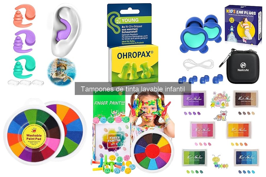 Dónde comprar tampones de tinta lavable infantil fácilmente