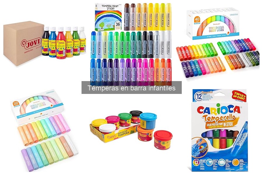 Dónde comprar témperas en barra infantiles al mejor precio