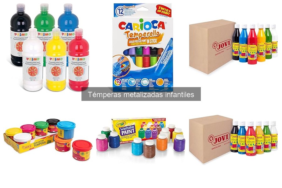 Dónde comprar témperas metalizadas infantiles al mejor precio