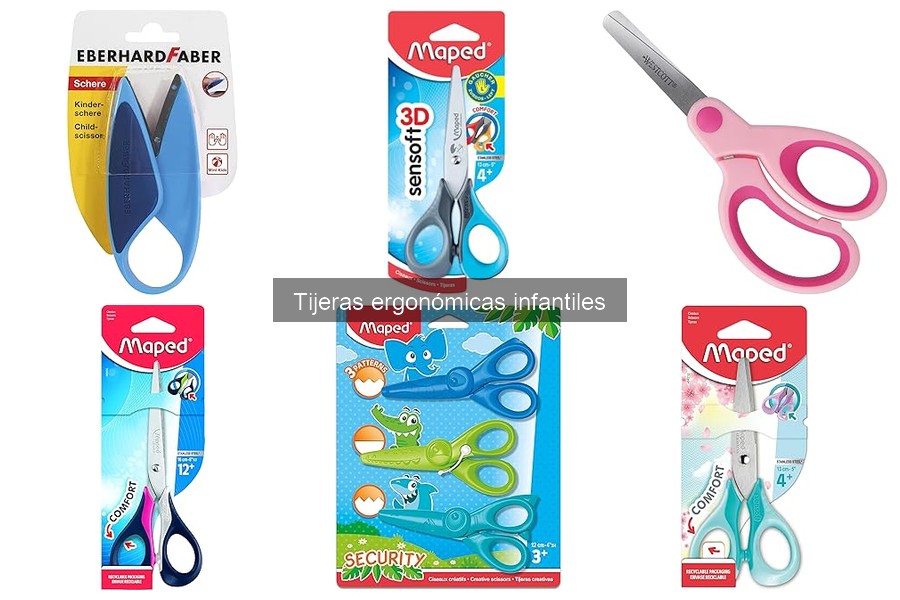 Errores al usar tijeras ergonómicas infantiles y cómo evitarlos