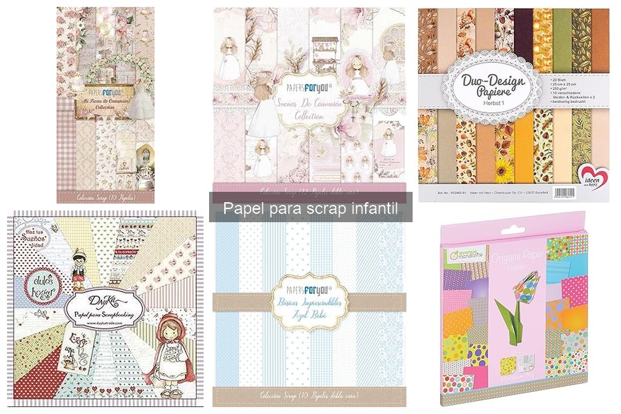 Errores comunes al elegir papel para scrap infantil