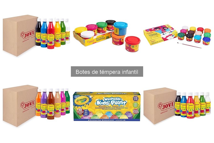 Errores comunes al usar botes de témpera infantil