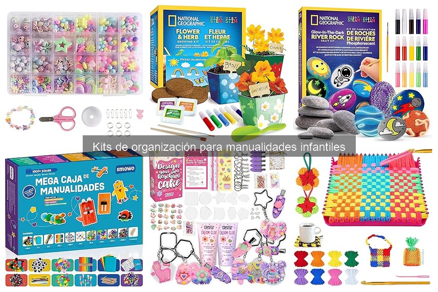 Errores comunes al usar kits de organización para manualidades infantiles