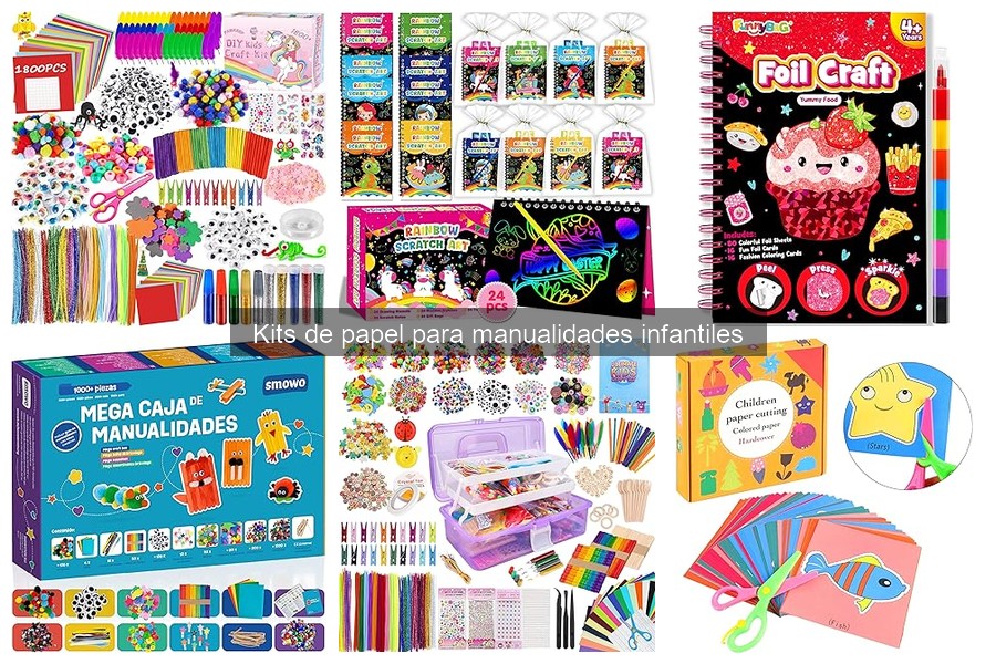 Errores comunes al usar kits de papel para manualidades infantiles